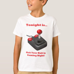 Camiseta O Tonight é pontapé seu bumbum na noite do jogo