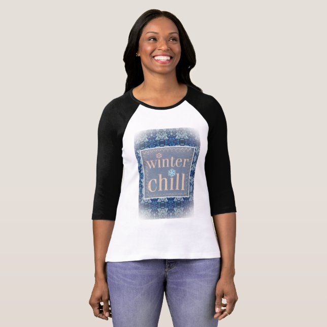 Camiseta O Topo da Enchimento do Inverno (Frente Completa)