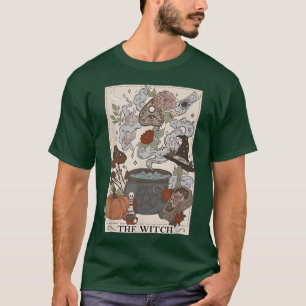 Camiseta O Traje do Cartão da Bruxa Tarot