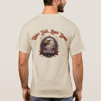 Camiseta O Traje Personalizado Aposentado dos Serviços Arma