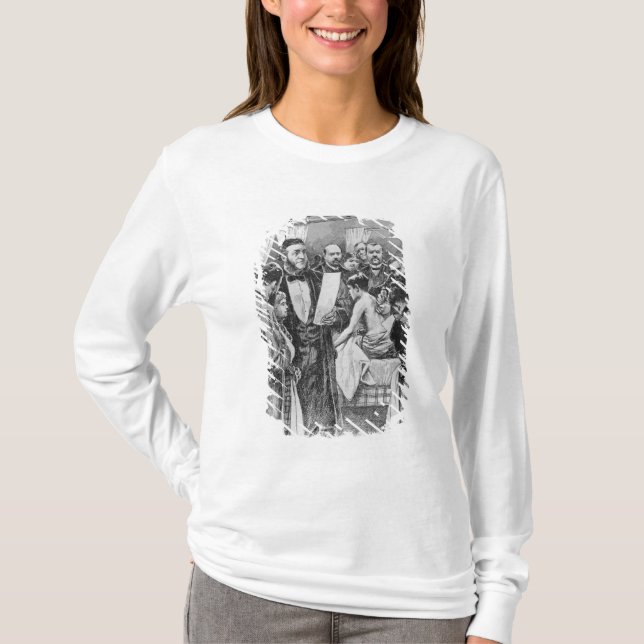 Camiseta O tratamento da tuberculose (Frente)