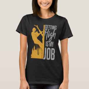 Camiseta O Treine Climetting High É O Meu Arborista De Trab