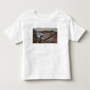 Camiseta O trem da aerodinâmica de Hiawatha