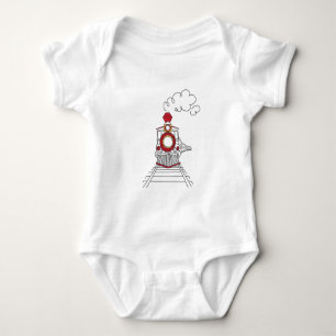 Camiseta O trem de Choo-Choo do T do bebê da vida