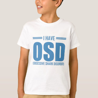 Camiseta O trevo do tubarão I tem perturbação obsessiva do 