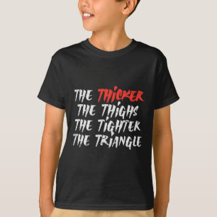 Camiseta O Triângulo Mais Espesso Das Coxas Mais Apertada B
