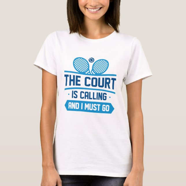 Camiseta O Tribunal Está Chamando E Eu Devo Ir (Frente)