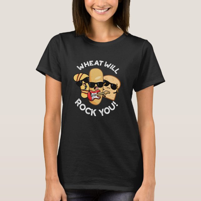 Camiseta O Trigo Vai Balançar Você Piadas de Comida Engraça (Frente)
