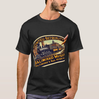 Camiseta O Trilho Original: B&O Museum, Baltimore MD