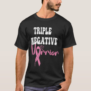 Camiseta O triplo Sobrevivente de câncer do Guerreiro Negat
