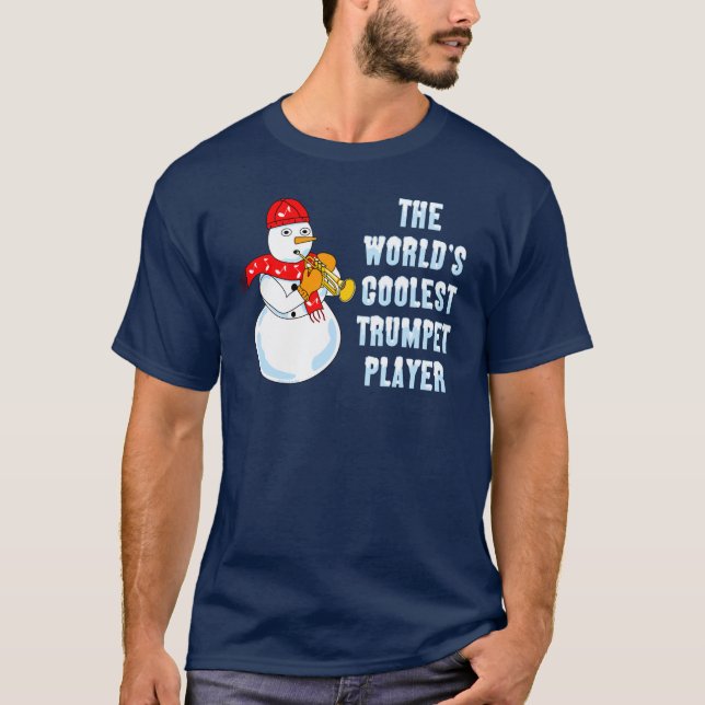 Camiseta O trompete mais legal do mundo (Frente)