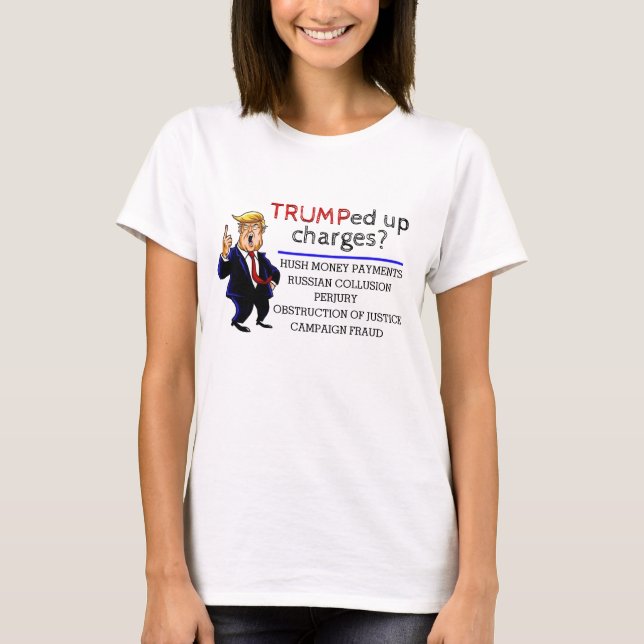 Camiseta O TRUMP aumentou as taxas? (Frente)