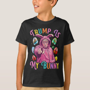 Camiseta O Trump É Meu Ovos De Primavera De Coelhinho Que F