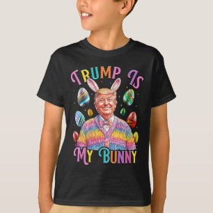 Camiseta O Trump É Meu Ovos De Primavera De Coelhinho Que F