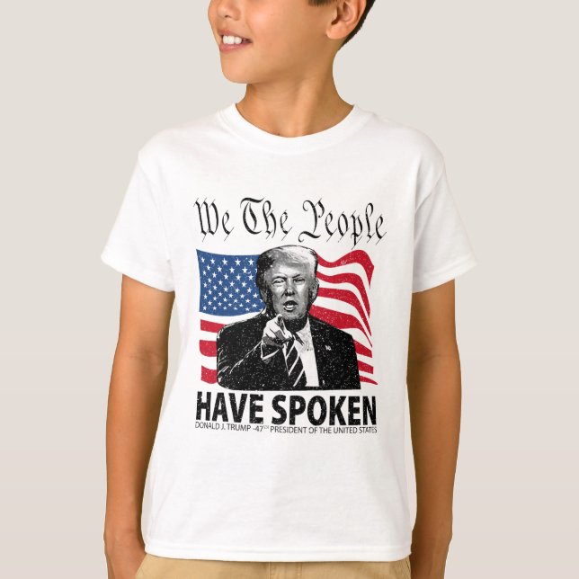 Camiseta O Trump Que As Pessoas Falaram (Frente)