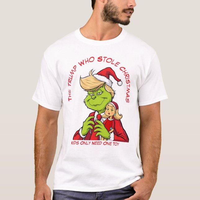 Camiseta O Trump Que Roubou O Natal (Frente)
