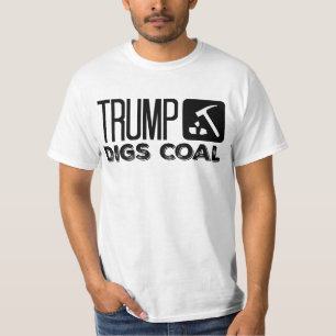 Camiseta O trunfo escava o carvão - trunfo 2020