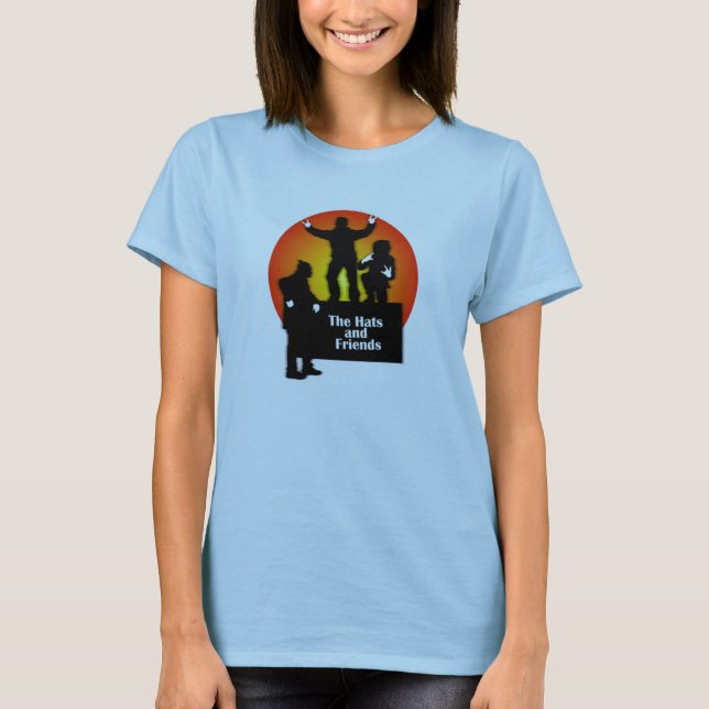 Camiseta O Tshirt das mulheres de THaF (Frente)