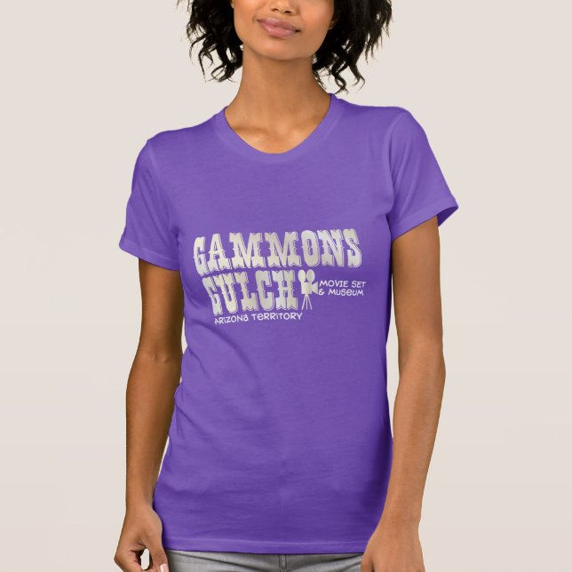 Camiseta O Tshirt das mulheres do plateau de filmagem do (Frente)
