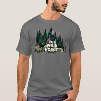 Camiseta O TShirt de robô selvagem