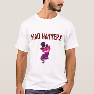 Camiseta O Tshirt do Hatter louco dos homens