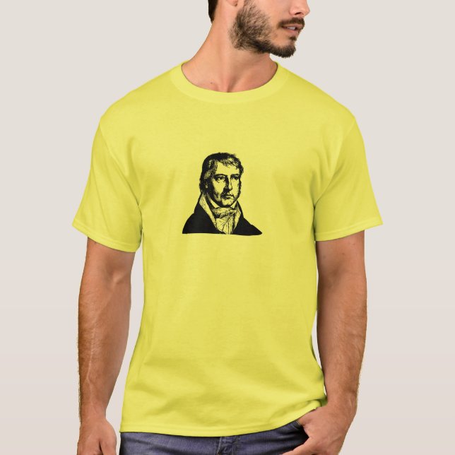 Camiseta O Tshirt dos homens de Hegel (Frente)