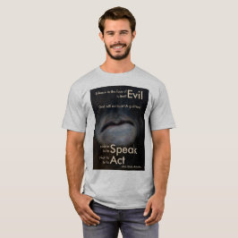 Camiseta O Tshirt dos homens do silêncio