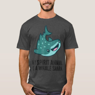 Camiseta O Tubarão-Baleia Engraçado Que Passa O Meu Animal