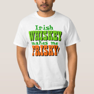 Camiseta O uísque irlandês faz-me Frisky