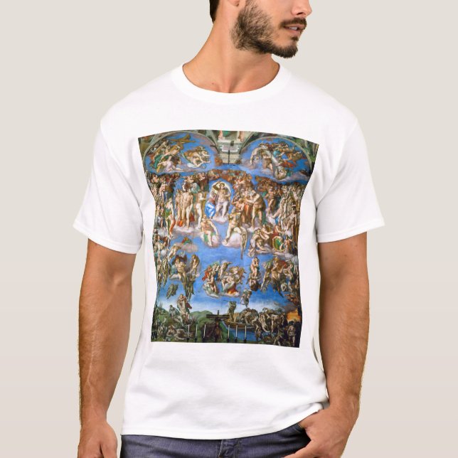 Camiseta O Último Acórdão, Michelangelo, 1536-1541 (Frente)