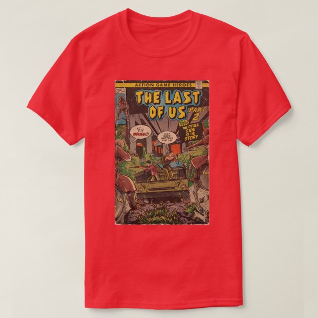 Camiseta O último cobrir de banda desenhada de fãs Ambush d (Frente do Design)