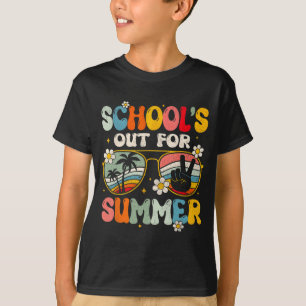 Camiseta O último dia da escola está fora para o verão.