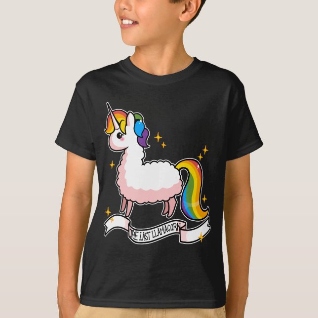 Camiseta O último Llamacorn (Frente)