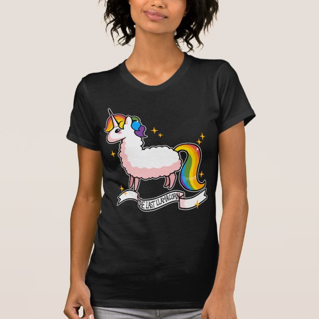 Camiseta O último Llamacorn (Frente)