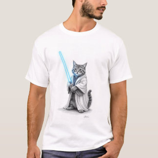 Camiseta O Último Meowdi: Uma Lenda de Gato Sci-Fi