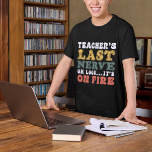 Camiseta O último nervo do professor