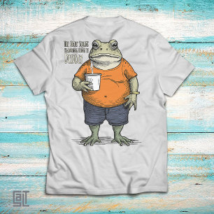 Camiseta O único agachamento que vou fazer hoje é o engraça
