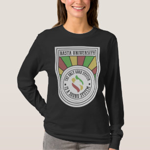 Camiseta O Único Bom Sistema é um Sistema de Som Cor Rasta