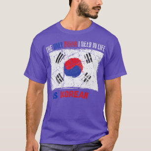 Camiseta O Único Drama Que Preciso Na Vida É Coreano