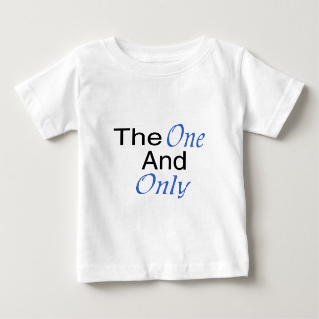 Camiseta O Único E Único (azul) (Frente)
