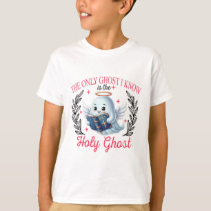 Camiseta O Único Fantasma Que Conheço É O Espírito Santo