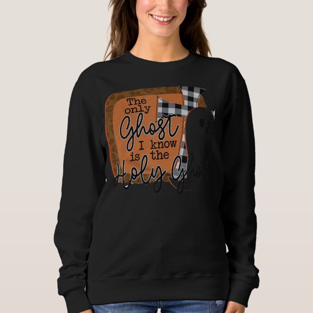 Camiseta O Único Fantasma Que Conheço É O Espírito Santo (Frente)