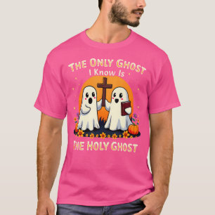 Camiseta O Único Fantasma Que Conheço É O Santo Deus