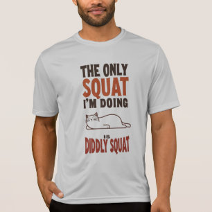Camiseta O único prato que estou fazendo é um gato preguiço