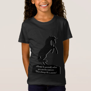 Camiseta O Unicórnio Preto (Ser Sempre Você Mesmo)