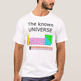 Camiseta O universo conhecido