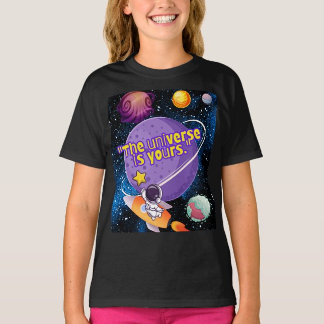 CAMISETA O UNIVERSO É SEU (Frente)