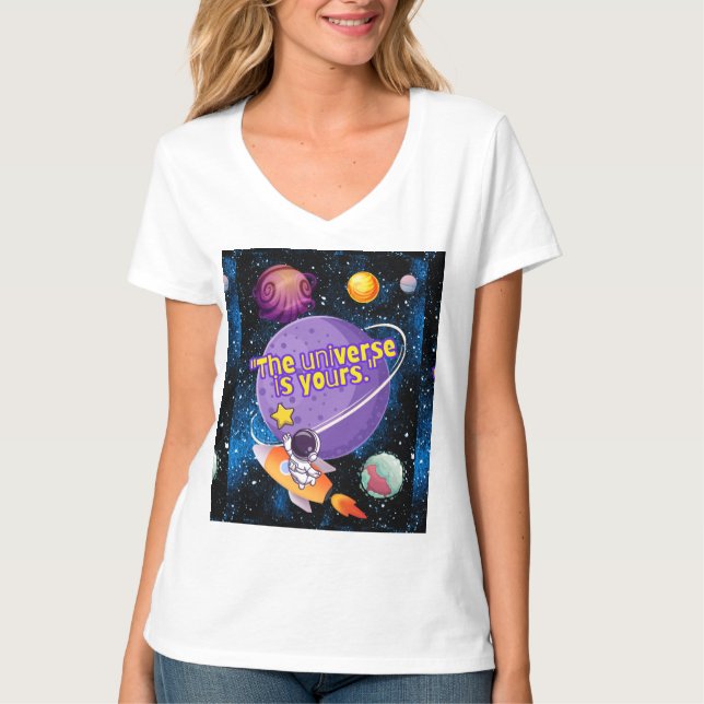 CAMISETA O UNIVERSO É SEU (Frente)