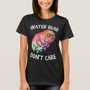 Camiseta O urso da água não se importa a ciência bonito