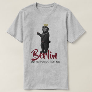 Camiseta O Urso de Berlim era seu herdeiro,